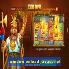 window onload javascript